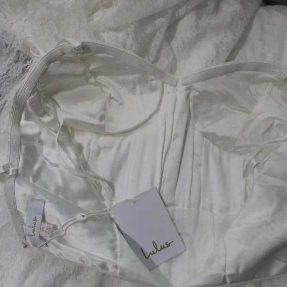 Lulus A Vow to Love White Lace Bustier Trumpet Maxi Dress - Picture 9 of 10